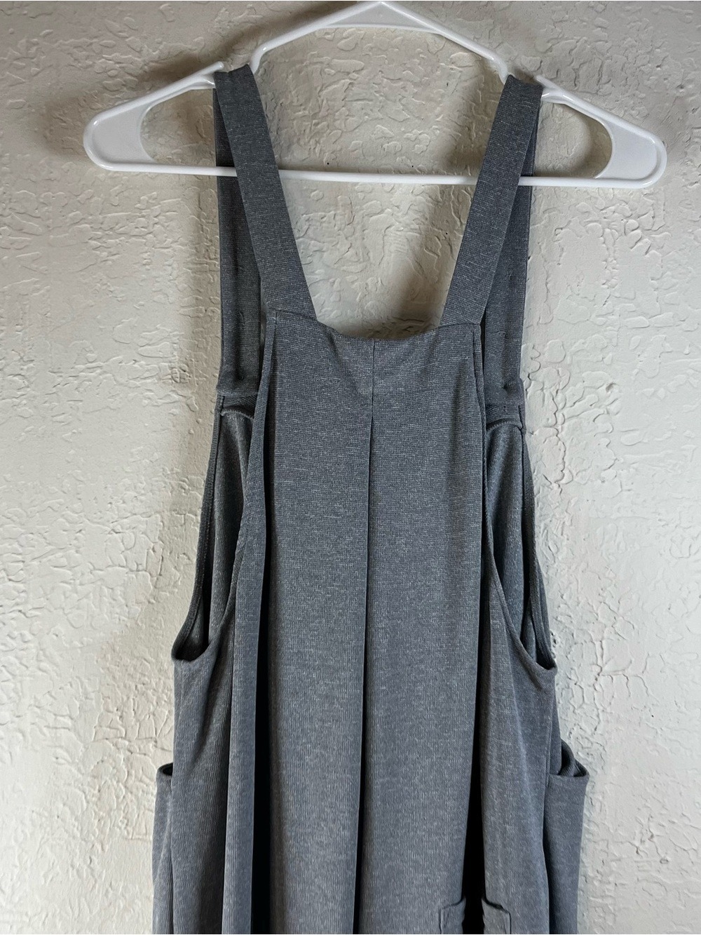 Halara Pockets Waffle Casual Jogger Overalls in Waffle Gray - Picture 13 of 14